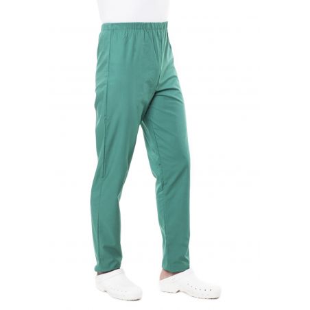 Pantalon médical mixte pliki vert opératoire