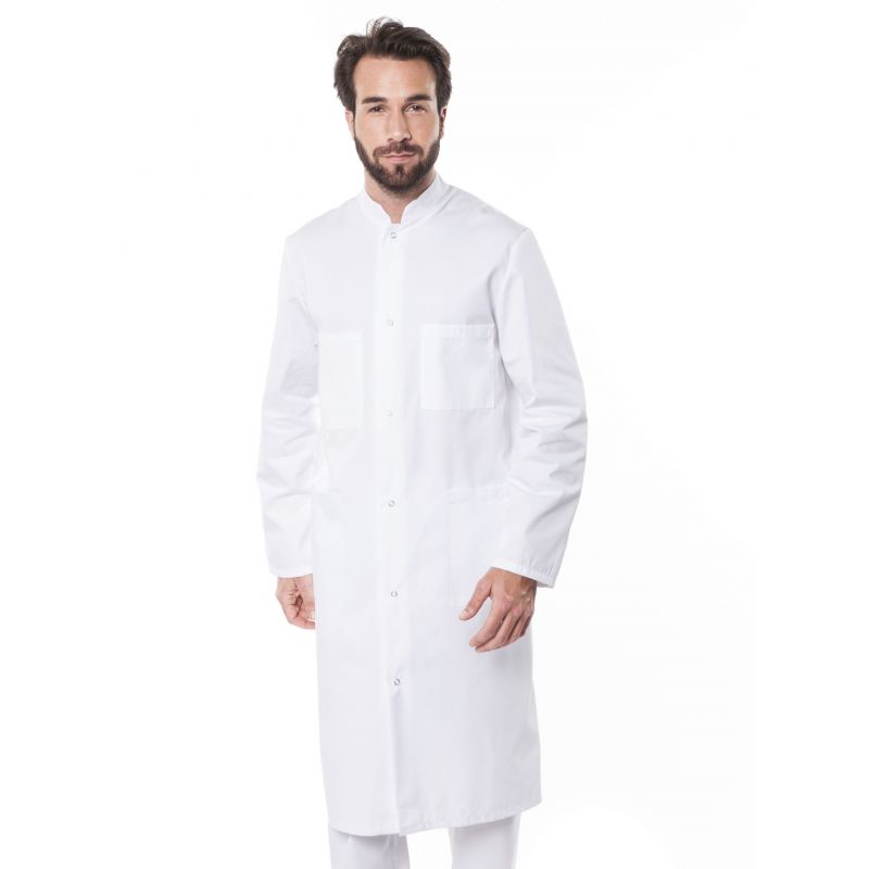 Blouse médicale homme manches longues blanche bukky Blouse médicale homme manches longues blanche bukky